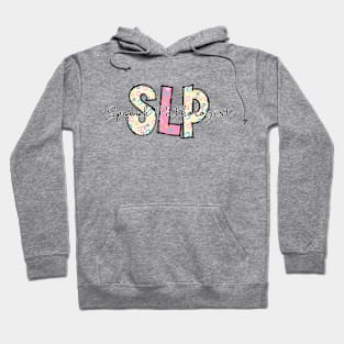 Speech Pathologist Vintage Retro SLP Hoodie